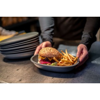 12 plateaux de service ovale 800 ml